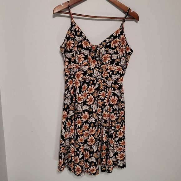 Lily Morgan Super Soft Floral Dress with Spaghetti Straps - Picture 1 of 10